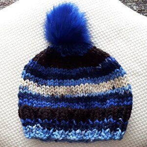 Hand knitted hat